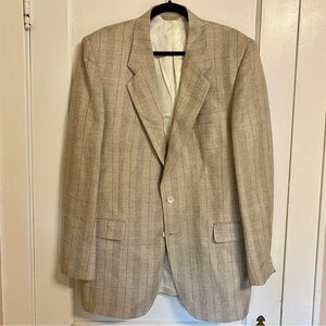 Oscar de la Renta Vintage Men’s Wool Blazer, Size 48